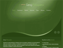 Tablet Screenshot of cencypeluqueros.com